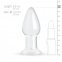 Скляна анальна пробка Gildo Glass Buttplug No. 24 (SO4620) 1