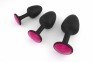 Анальна пробка Marc Dorcel Geisha Plug M, 7,5х3,3 см (Рубіновий) 1