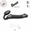 Безремневой страпон Strap-On-Me VIBRATING Black M (SO3354) 6