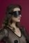 Маска на очі Feral Feelings - Blindfold Mask, натуральна шкіра, чорна (SO3412) 2
