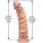 Фалоімітатор Doc Johnson The D - Ragin D - 8 Inch Without Balls - ULTRASKYN 0