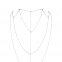 Прикраса для спини та декольте Bijoux Indiscrets Magnifique Back and Cleavage Chain - Silver 6
