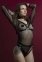 Портупея на груди Feral Feelings - Harness Bra, ліф, натуральна шкіра, колір чорний (SO3436) 2