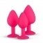 Набір анальних пробок Anal Diamond plug, Pink (810211) 2