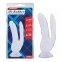 Подвійний фаллоімітатор Chisa Hi-Rubber 8.0 Dildo-Clear (CH16420) 0
