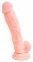 Фалоімітатор з мошонкою Medical Silicone Dildo, 18х3,5 см 6