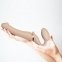 Безремневой страпон Strap-On-Me VIBRATING Flesh M (SO3355) 0