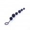 Анальні буси Black Silicone Large (810334) 0
