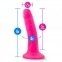 Фалоімітатор NEO 6INCH DUAL DENSITY COCK NEON PINK (T331017) 2