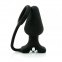 Анальна пробка з кільцем Black Silicone (810329) 2