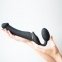 Безремневой страпон Strap-On-Me VIBRATING Black M (SO3354) 0