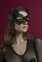 Маска кішечки Feral Feelings - Kitten Mask, натуральна шкіра, чорна (SO3409) 2