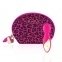 Міні-вібромасажер RIANNE S - Lovely Leopard Mini Wand Pink (SO3886) 0