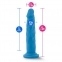Фалоімітатор NEO 7.5 INCH DUAL DENSITY COCK NEON BLUE (T331002) 2