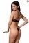 Комплект білизни QUENTRIS BIKINI black XXL/XXXL - Passion Exclusive, стрінги та напіввідкритий ліф (PS26603) 2