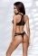 Комплект білизни ARIN SET black S/M - Passion Exclusive: сітчастий ліф та стрінги (PS25402) 2