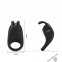 Ерекційне віброкільце Pretty Love Rabbit Vibrator з кліторальною стимуляцією, чорне 1