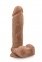 Фалоімітатор з подвійною щільністю AU NATUREL 9.5 INCH DILDO MOCHA (T331228) 2