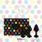 Набір силіконових анальних пробок FeelzToys - Bibi Butt Plug Set 3 pcs Black (SO5065) 4