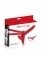 Подвійний страпон Fetish Tentation Strap-On with Double Dildo Red (SO3750) 1