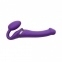 Безремневой страпон з вібрацією Strap-On-Me Vibrating Violet M діаметр 3,3 см (SO3825) 4
