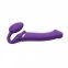 Безремневой страпон з вібрацією Strap-On-Me Vibrating Violet L, діаметр 3,7 см (SO3826) 2