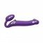 Безремневой страпон з вібрацією Strap-On-Me Vibrating Violet XL, діаметр 4,5 см (SO3827) 0