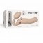 Безременевий страпон з вібрацією Strap-On-Me Vibrating Flesh L, діаметр 3,7 см (SO3828) 4