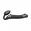 Безремневой страпон з вібрацією Strap-On-Me Vibrating Black L, діаметр 3,7 см (SO3829) 3