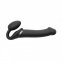 Безремневой страпон з вібрацією Strap-On-Me Vibrating Black L, діаметр 3,7 см (SO3829) 0