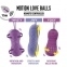 Вагінальні кульки з масажем та вібрацією FeelzToys Motion Love Balls Jivy з пультом ДК, 7 режимів (SO3852) 1