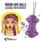Вагінальні кульки з масажем та вібрацією FeelzToys Motion Love Balls Twisty з пультом ДК, 7 режимів (SO3853) 0