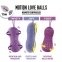 Вагінальні кульки з перловим масажем FeelzToys Motion Love Balls Foxy з пультом дистанційного керування, 7 режимів (SO3854) 3