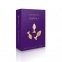 Набір анальних пробок з кристалом Rianne S: Booty Plug Set Purple, 2,7 см, 3,5 см, 4,1 см (SO3908) 1