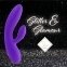 Гнучкий вібратор кролик з двома моторами FeelzToys Lea Rabbit Vibrator Medium Purple (SO4431) 3