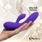 Гнучкий вібратор кролик з двома моторами FeelzToys Lea Rabbit Vibrator Medium Purple (SO4431) 5