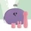 Міні-вібратор FeelzToys Mister Bunny Pink з двома насадками (SO4437) 2