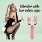 Міні-вібратор FeelzToys Mister Bunny Pink з двома насадками (SO4437) 4