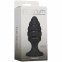 Анальний плаг зі спіральним каналом Doc Johnson Platinum Premium Silicone - The Blast - Black (SO4922) 0