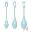 Набір йоні намистин Satisfyer Yoni Power 2 Light Blue, діаметр 2-2,5-3см, вага 22-44-73гр (SO5548) 0