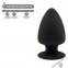 Анальна пробка SilexD (Model 1 size M) двошарова, силікон+Silexpan, діаметр 6,2 см (SO5552) 0