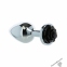 Металева анальна пробка Lux Active – Rose Anal Plug – Black (SO5572) 4