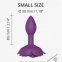Анальна пробка Love To Love OPEN ROSES S SIZE - PURPLE RAIN (SO5985) 1
