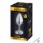 Анальна пробка Alive Mini Metal Butt Plug M Pink (SO6002) 0