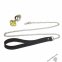 Металева анальна пробка Art of Sex Metal Anal Plug with Leash size S з поводком (SO6176) 0