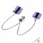 Наручники з металевою анальною пробкою Art of Sex Handcuffs with Metal Anal Plug size M Purple (SO6183) 2