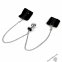Наручники з металевої анальної пробкою Art of Sex Handcuffs with Metal Anal Plug size M Black (SO6235) 0