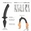 Анальна пробка з ділдо Strap-On-Me SWITCH PLUG-IN SEMI-REALISTIC DILDO BLACK - S (SO6826) 0