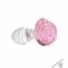 Скляна анальна пробка Pillow Talk - Rosy- Luxurious Glass Anal Plug (SO6834) 0