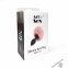 Силіконова анальна пробка М Art of Sex - Silicone Butt plug Rabbit Tail, Червоний (SO6964) 1